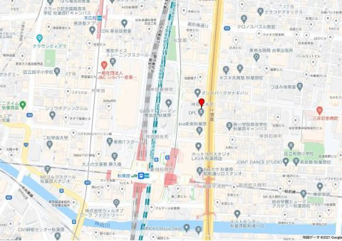 千代田区神田松永町の店舗事務所の地図