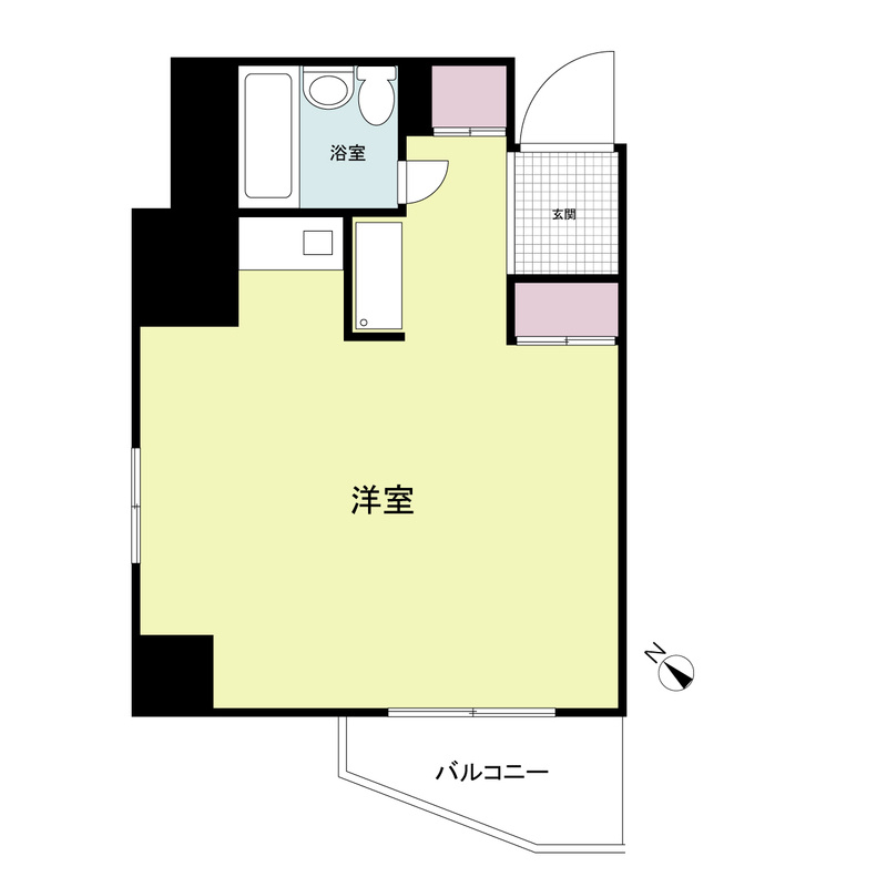 アルテハイム神戸県庁前の間取り