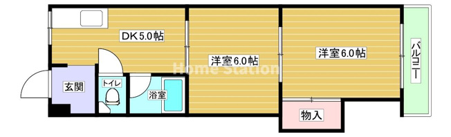 【間取り】 | 福島清水マンション