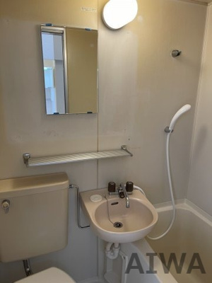 【洗面所】 | 水前寺北スカイマンション | ゆったりとスペースのある洗面所