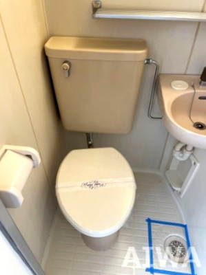 【トイレ】 | 水前寺北スカイマンション | 落ち着いた色調のトイレです