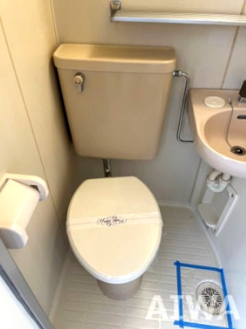 【トイレ】 | 水前寺北スカイマンション | 落ち着いた色調のトイレです