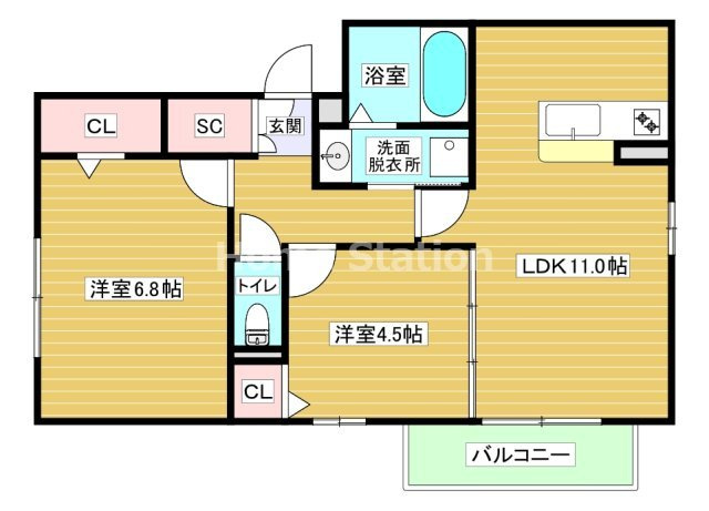 【間取り】 | ゾンネ玉川