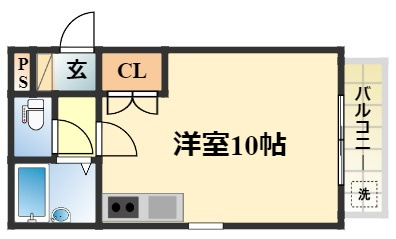 オブリガード西京の間取り