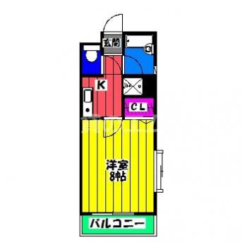 【間取り】 | ジュネス井尻駅前 | ジュネス井尻駅前の間取り