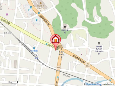 【地図】 | サニーフラット久米・