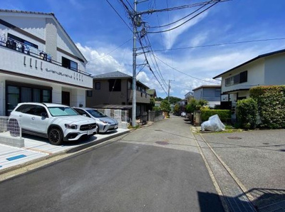 【前面道路含む現地写真】 | 藤沢市本藤沢３丁目　新築