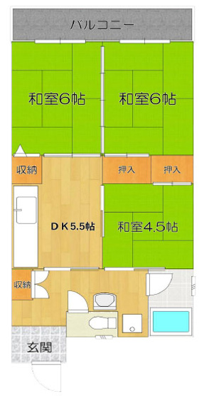 【間取り】 | エステマール弥刀