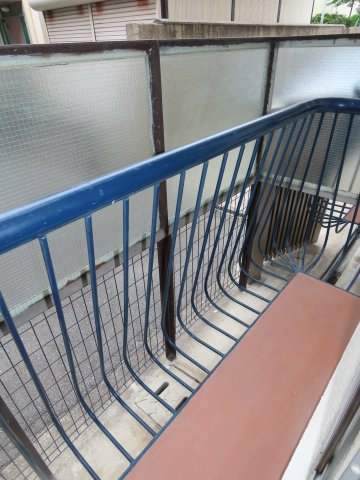 シンコーハイツのバルコニー