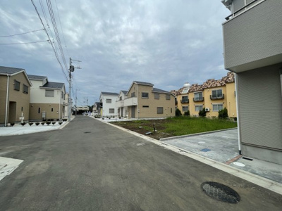 【前面道路含む現地写真】 | 府中市矢崎町5丁目土地2区画　2号区（建築条件なし）