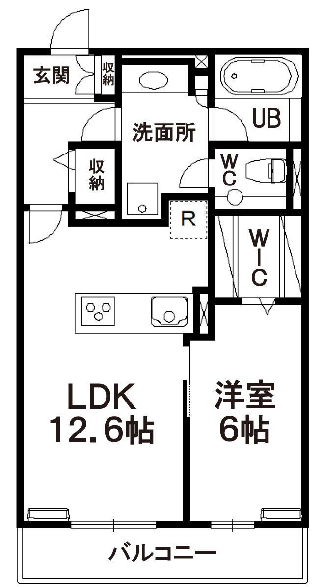ヒルズレジデンシャルD22の間取り