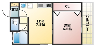 【間取り】 | ラメゾン小河通