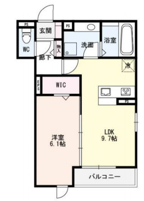LES ENS FAMIIAUX　Mの間取り