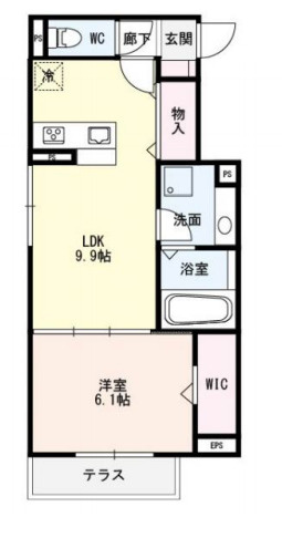 LES ENS FAMIIAUX　Mの間取り