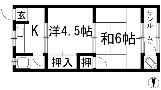 【間取り】 | ゆたか荘