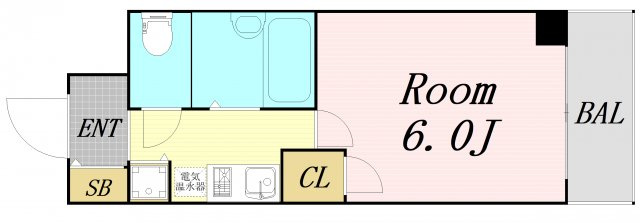 リーガル新大阪3　仲介手数料無料の間取り