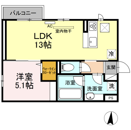 ベアーワンの間取り