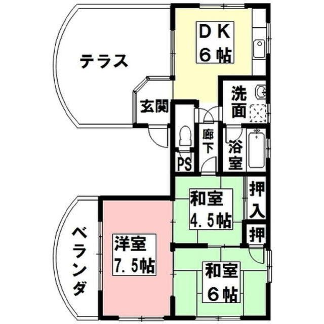 ハイツ　フォレスタの間取り