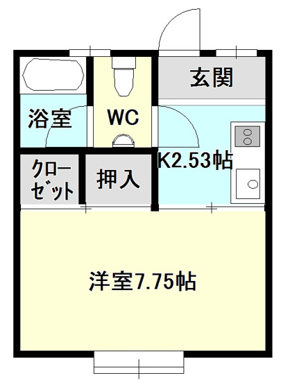 【間取り】 | ビラヤマサキ