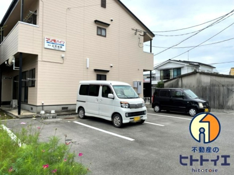 プリモハイツの駐車場
