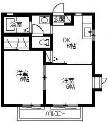 【間取り】 | クレセントD