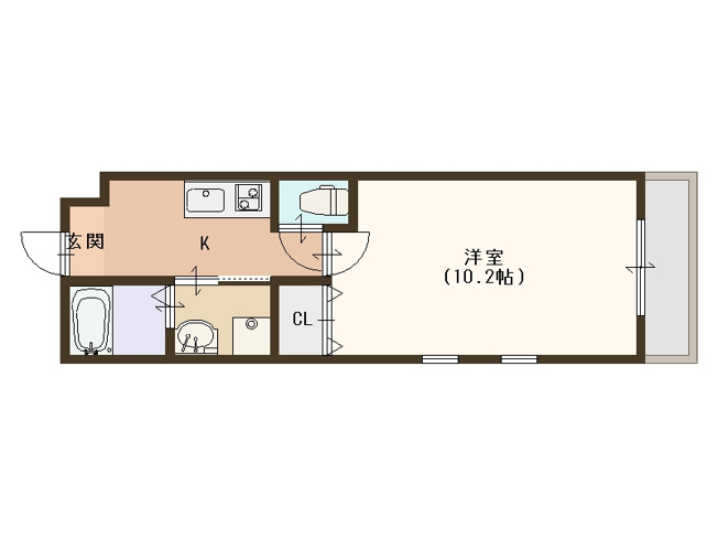 【間取り】 | フジパレス粉浜Ⅱ番館