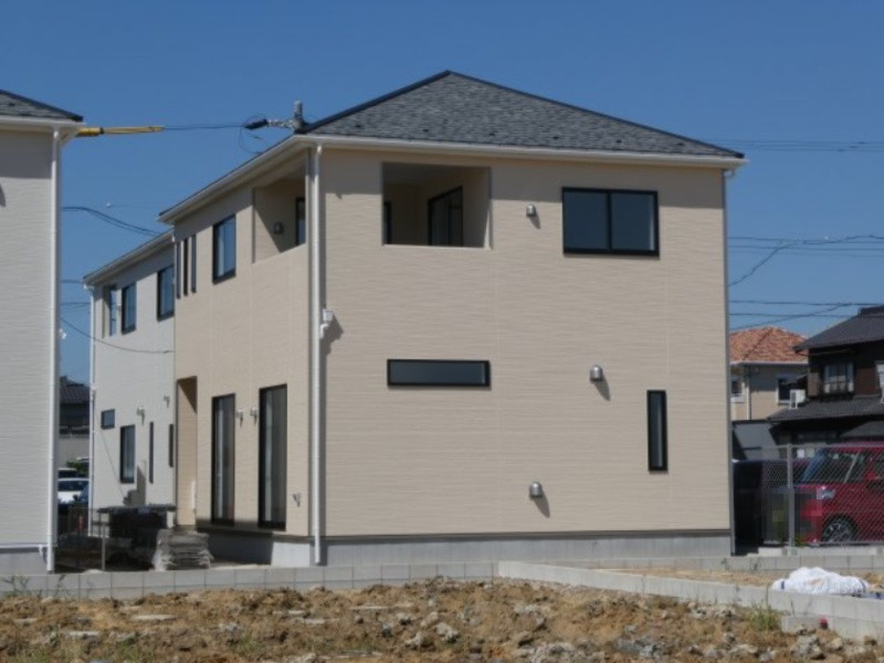 高浜市神明町第4新築分譲住宅　2号棟の外観|高浜市神明町第4新築分譲住宅全体写真です。2021年9月撮影
