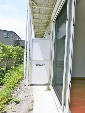 プルミエール東金のバルコニー