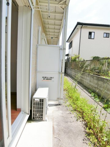 プルミエール東金のバルコニー