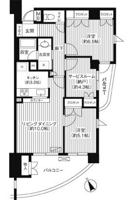 キャメロット上永谷の間取り