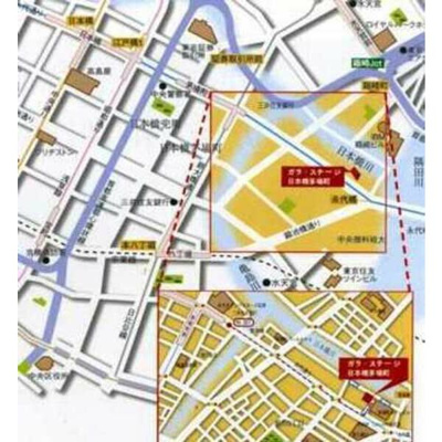 【地図】 | ガラ・ステージ日本橋茅場町 | ガラ・ステージ日本橋茅場町