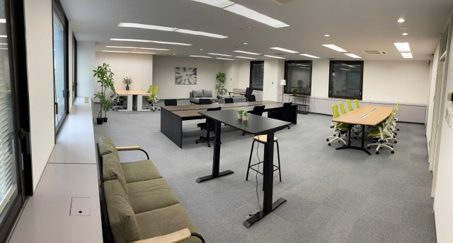NGA紀尾井町ビルの内装|レイアウトの参考にオフィスステージング実施中！※引き渡しにオフィス家具は含まれません※