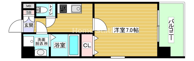 【間取り】 | アドバンス西梅田ウインズ
