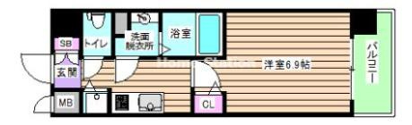 【間取り】 | ナンバーセブンティーセブン フクシマⅢ