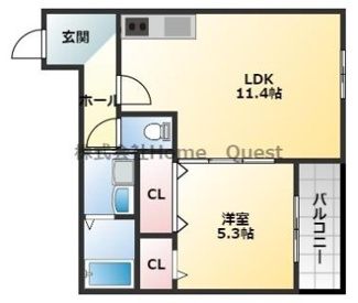 【間取り】 | グランリーオ竹渕
