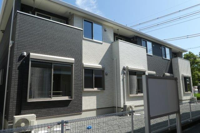 倉敷市茶屋町のアパートの外観