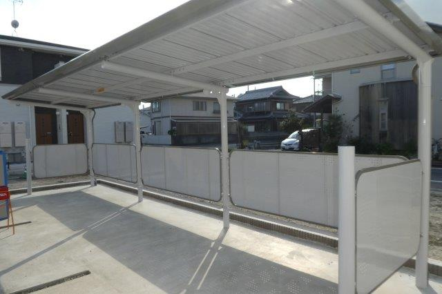 倉敷市茶屋町のアパートのその他共用部分|自転車置き場