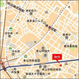 【地図】 | パークナードフィット南青山Ｇａｒｄｅｎ(パークナードフィット南青山ガーデン)
