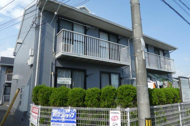 倉敷市田ノ上新町のアパートの外観