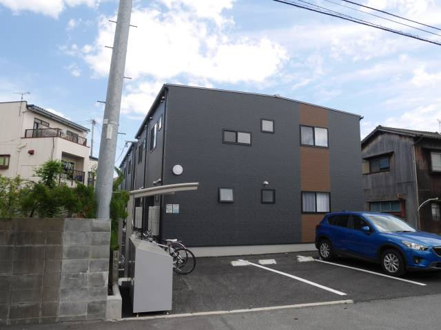 FitⅡの駐車場