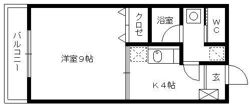 メープルコートⅠの間取り