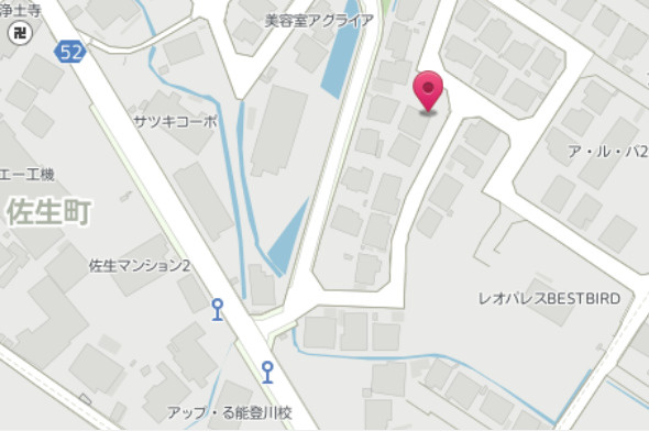 東近江市佐生角地の地図|最寄バス停から物件までの地図です。