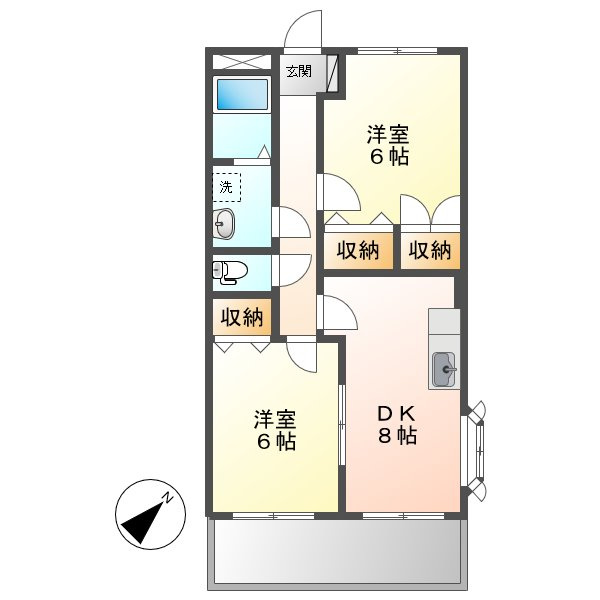 サンガーデンの間取り