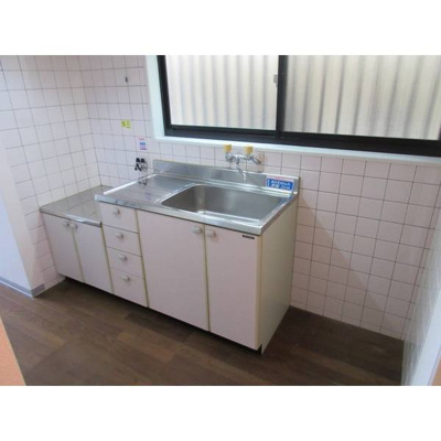 【キッチン】 | ピュアコート朝倉 | ガスコンロ設置可