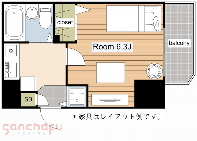 【間取り】 | ロイヤルアメニティー池尻大橋