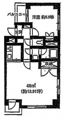 メゾン萬六の間取り