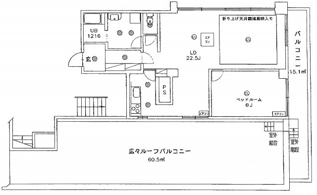 大永初台マンションの間取り