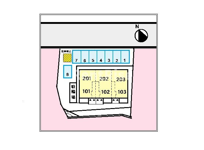 リヴィエの駐車場