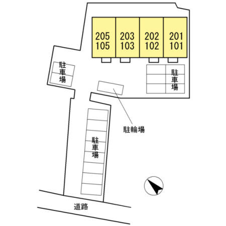 セブンスカトレアの区画図