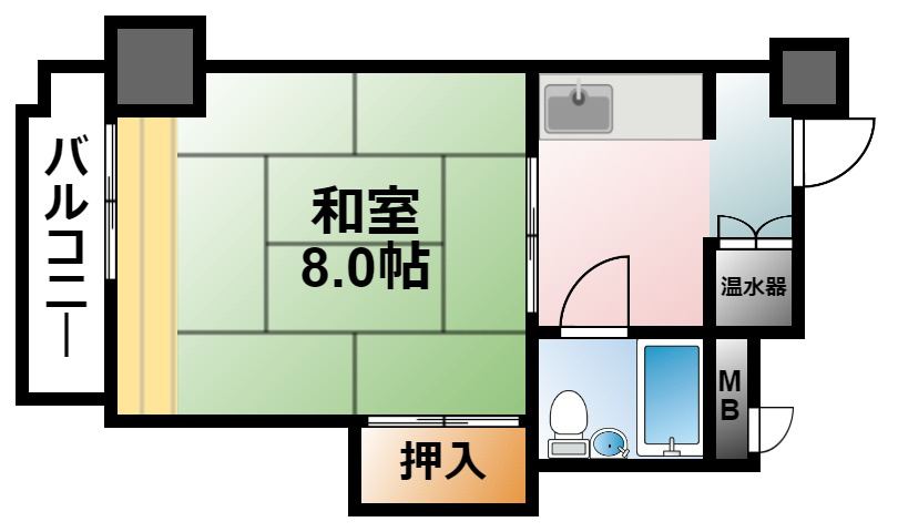 ダイアパレス白子の間取り